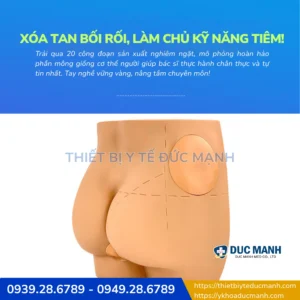 Mô hình tiêm mông - Mô hình thực hành tiêm mông siêu bền bỉ