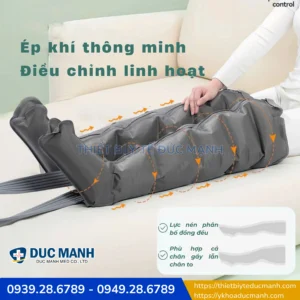 Máy nén ép khí trị liệu 6 khoang có lỗ thoáng khí