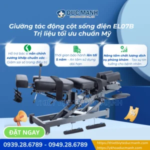 Giường tác động cột sống điện EL07B 