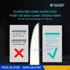 Bộ dụng cụ Massage Trải Mạc Cơ inox 8 món