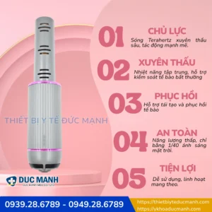 Máy Terahertz THZ002 – Hỗ trợ giảm đau, thông kinh lạc tại nhà và phòng khám