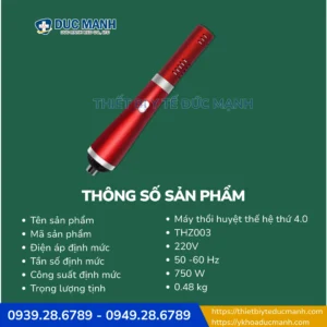 Máy Terahertz THZ003 - Máy thổi huyệt Terahertz thế hệ 4.0