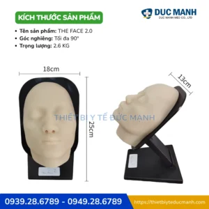 Mô hình thực hành giải phẫu mặt THE FACE 2.0 – Mô hình thực hành tiêm filler, botox 2 Mô hình thực hành giải phẫu mặt THE FACE 2.0 – Mô hình thực hành tiêm filler, botox