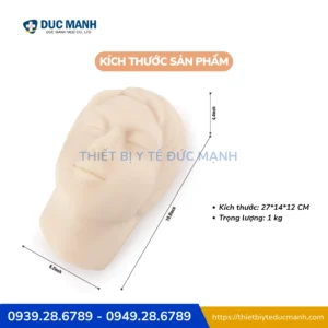 Mô hình tập tiêm thẩm mỹ - Mô hình thực hành tiêm Filler, Botox, Meso thế hệ mới 2 Mô hình tập tiêm thẩm mỹ - Mô hình thực hành tiêm Filler, Botox, Meso thế hệ mới