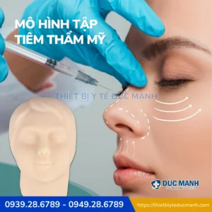 Mô hình tập tiêm thẩm mỹ - Mô hình thực hành tiêm Filler, Botox, Meso thế hệ mới 1 Mô hình tập tiêm thẩm mỹ - Mô hình thực hành tiêm Filler, Botox, Meso thế hệ mới